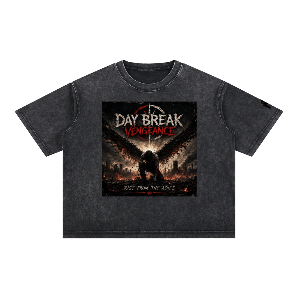 Mineral Wash Boxy Cotton T-Shirt