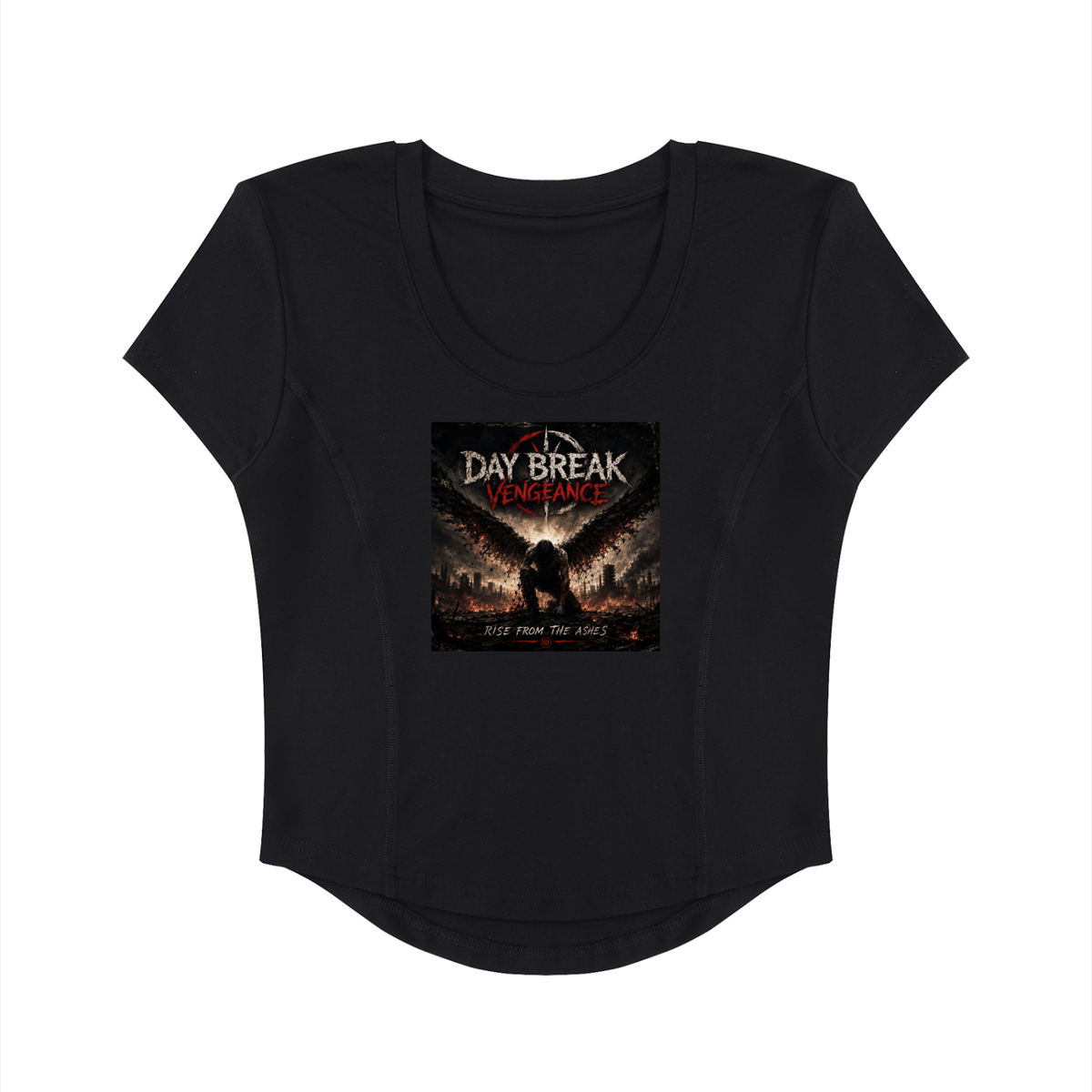Women's Paneled Crop T-Shirt